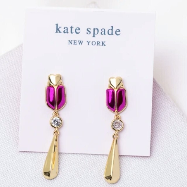 kate spade new york(ケイトスペードニューヨーク)の【新品】kate spade ケイトスペード ピアス LOVE BUGS  レディースのアクセサリー(ピアス)の商品写真