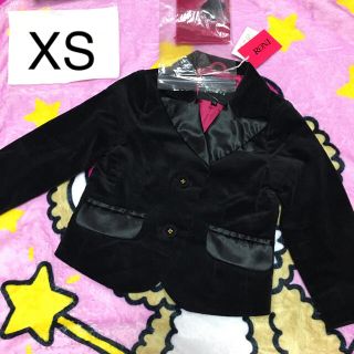 ロニィ(RONI)の新品🌸RONI🌸ベロアジャケット🌸XS(ジャケット/上着)