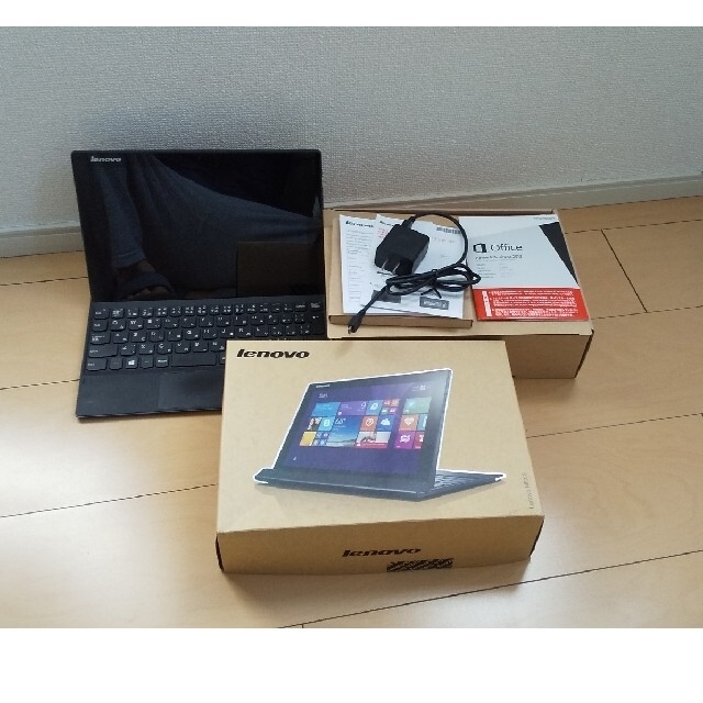 (Office2013付き)lenovo MIIX3 2in1 タブレットノートPC
