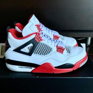 ナイキ(NIKE)のNIKE AIR JORDAN 4 RETRO FIRE RED 26.0cm(スニーカー)