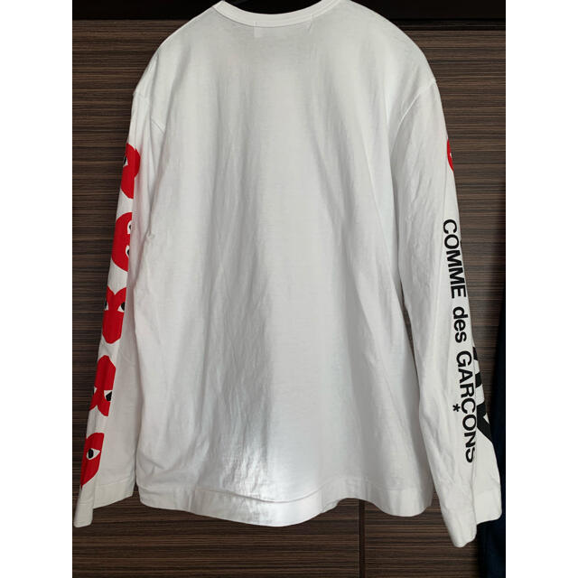 COMME des GARCONS(コムデギャルソン)のコムデギャルソン　PLAY ロングTシャツ メンズのトップス(Tシャツ/カットソー(七分/長袖))の商品写真