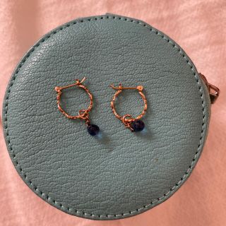 agete - アガット フープピアス チャーム付きの通販 by つぼみ※自己