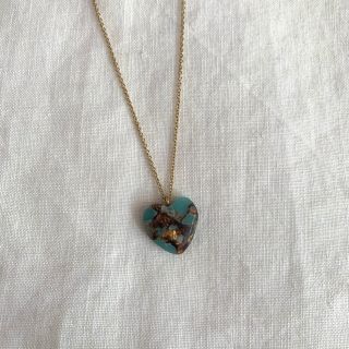 サンタモニカ(Santa Monica)のgreen heart necklace♡(ネックレス)