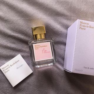 メゾンフランシスクルジャン(Maison Francis Kurkdjian)の【期間限定値下げ】ローアラローズ　オードトワレ　美品(香水(女性用))