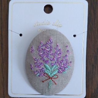 スタディオクリップ(STUDIO CLIP)の刺繍ブローチ　お花　STUDIOCLIP(ブローチ/コサージュ)