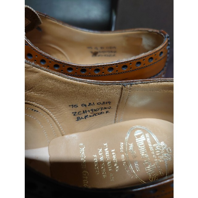 チャーチ バーウッドR 81 75G church's burwood