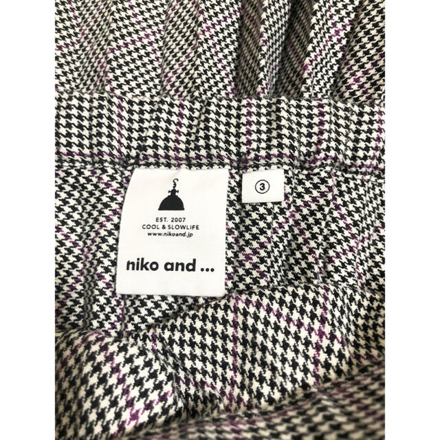 niko and...(ニコアンド)のニコアンド★プリーツロングスカート、チェック レディースのスカート(ロングスカート)の商品写真