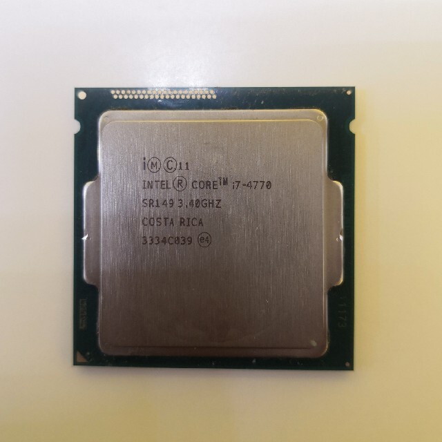 intel CPU core i7 4770