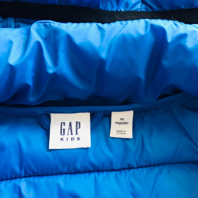 GAP(ギャップ)のGAP ダウンジャケット キッズ 130 ブルー キッズ/ベビー/マタニティのキッズ服男の子用(90cm~)(ジャケット/上着)の商品写真