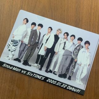 ジャニーズ(Johnny's)のSnowMan VS SixTONES   クリアフォルダ(アイドルグッズ)