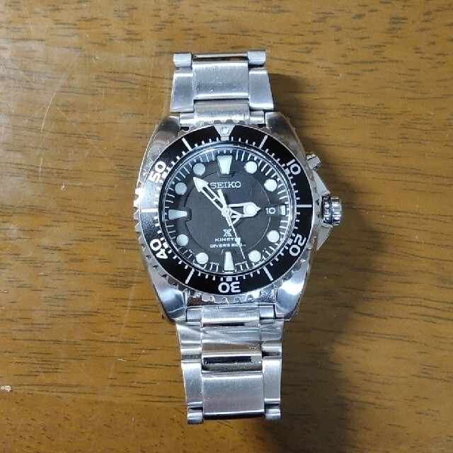 お得最新品】 SEIKO - セイコー キネティック ダイバーズウォッチの