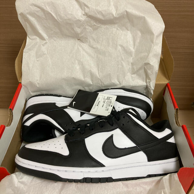 NIKE DUNK LOW white black 27.0cm