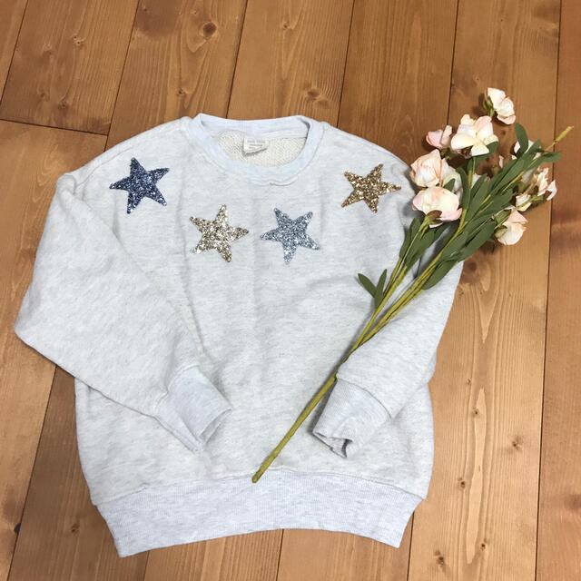 ZARA KIDS(ザラキッズ)のZARA トレーナー キッズ/ベビー/マタニティのキッズ服女の子用(90cm~)(Tシャツ/カットソー)の商品写真