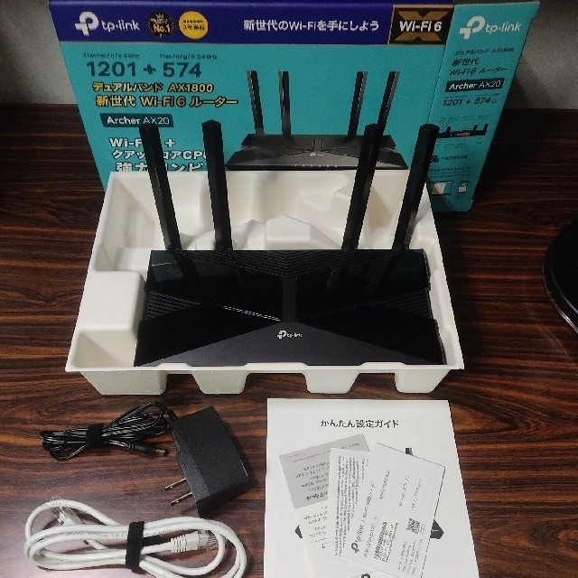 tplink Archer AX20 スマホ/家電/カメラのPC/タブレット(PC周辺機器)の商品写真