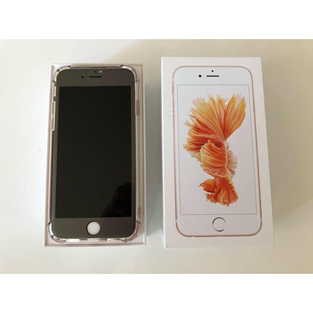 【美品】iPhone6s RoseGold 32GB SIMフリースマートフォン/携帯電話