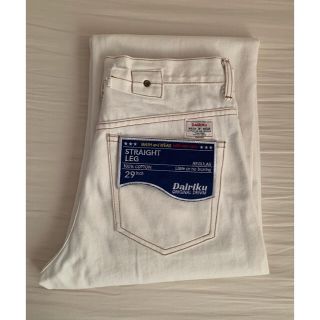 サンシー(SUNSEA)のDAIRIKU Non-Wash Denim Pants  ホワイト 29(デニム/ジーンズ)