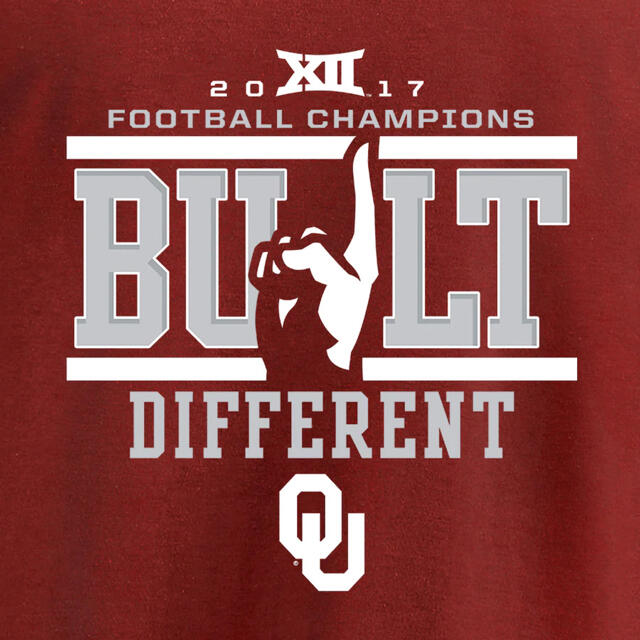 fanatic(ファナティック)のアメフト オクラホマ大学スーナーズ BIG 12 Tシャツ Mサイズ【新品】 スポーツ/アウトドアのスポーツ/アウトドア その他(アメリカンフットボール)の商品写真