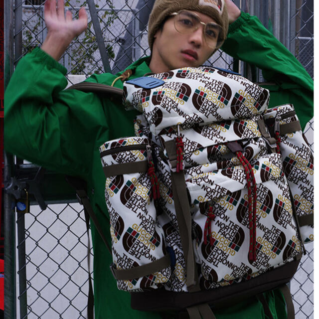 Gucci(グッチ)のGUCCI × THE NORTH FACE コラボ バックパック　リュック メンズのバッグ(バッグパック/リュック)の商品写真