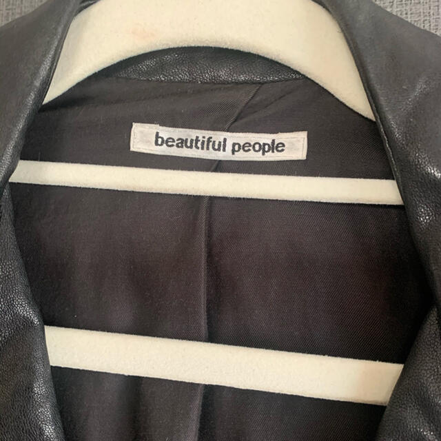 beautiful people(ビューティフルピープル)のbeautiful people レザージャケット レディースのジャケット/アウター(ライダースジャケット)の商品写真