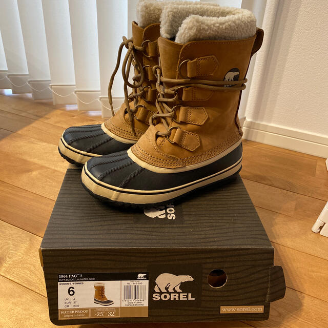 SOREL PAC 2  ソレルブーツ パック2  ブラウン 23cm レディースの靴/シューズ(ブーツ)の商品写真