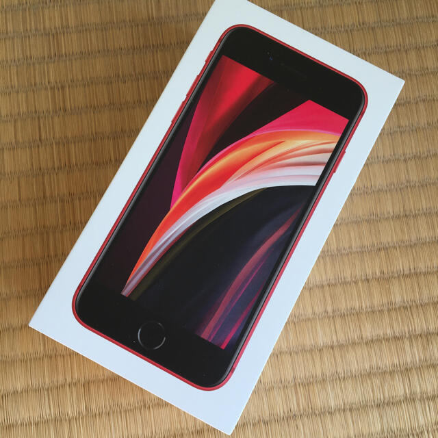 解除済み付属品iPhone SE2 64G 本体 第二世代 レッド 赤 SIMフリー【未使用】