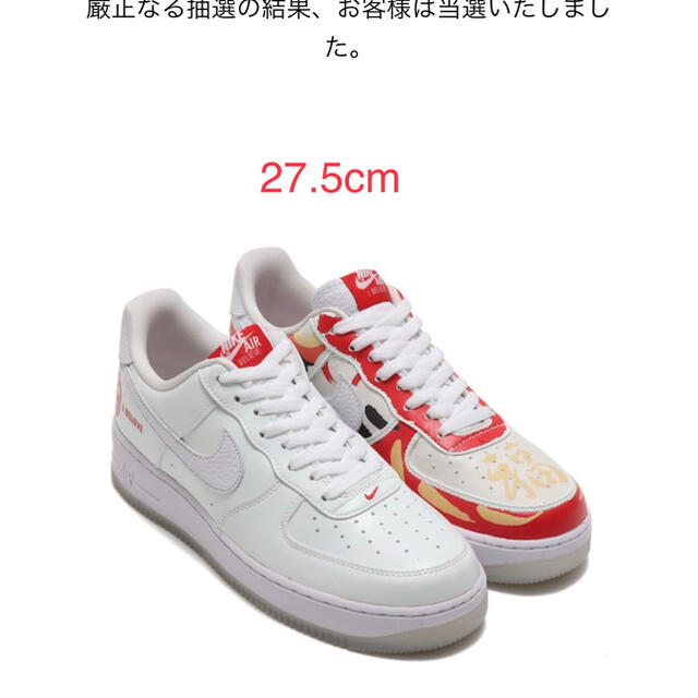 NIKE(ナイキ)のナイキ エアフォースワン CO.JP "アイ ビリーブ ダルマ" (2020) メンズの靴/シューズ(スニーカー)の商品写真