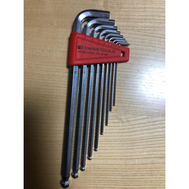 PB SWISS TOOLS 212H-8 ボール付六角棒レンチセット（パックナシ） 通販