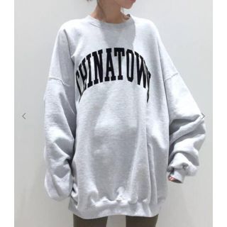 アパルトモンドゥーズィエムクラス(L'Appartement DEUXIEME CLASSE)の☆ニコ様専用☆CHINATOWN MARKET C/N SWEAT(トレーナー/スウェット)