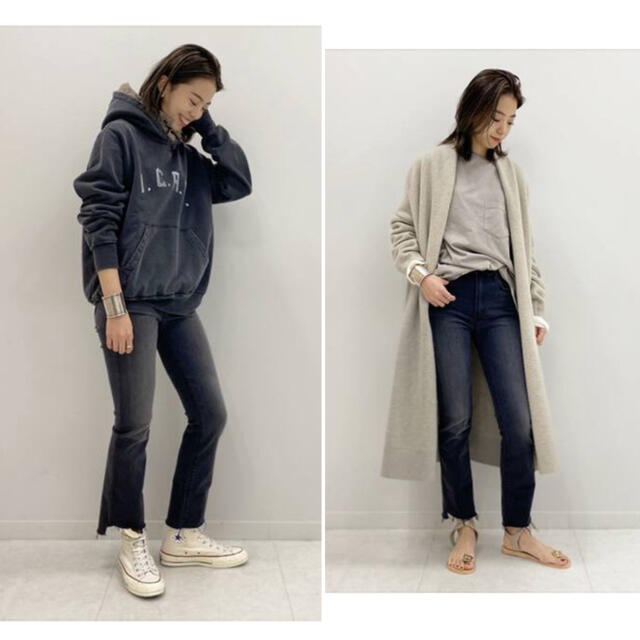 DEUXIEME CLASSE(ドゥーズィエムクラス)の 新品⭐️【MOTHER/マザー】 LUL GREY INSIDER CROP レディースのパンツ(デニム/ジーンズ)の商品写真