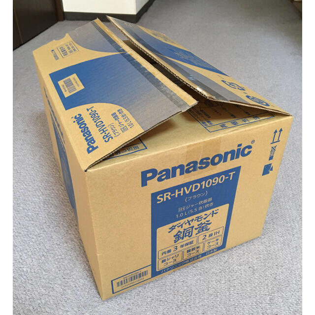 Panasonic 銅釜IH炊飯器(5.5合炊き) SR-HVD 1090-T