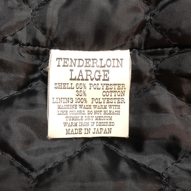 TENDERLOIN(テンダーロイン)の【極美品】テンダーロイン  リブワーク ジャケット キムタク ブラック Ｌ メンズのジャケット/アウター(ブルゾン)の商品写真