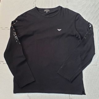 エンポリオアルマーニ(Emporio Armani)のエンポリオアルマーニ ワンポイントロゴ 長袖Tシャツ(Tシャツ/カットソー(七分/長袖))