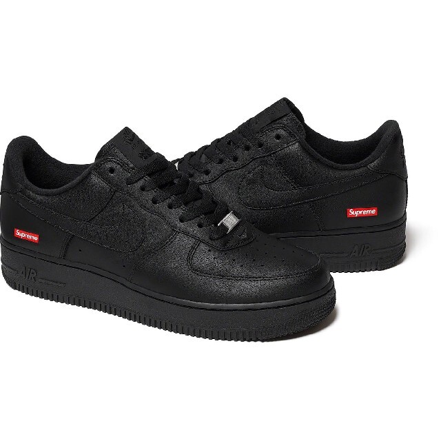 Supreme Nike Air Force 1 Low Black US9