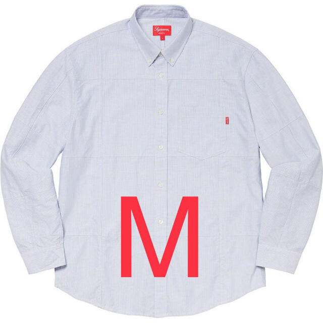 【M】Supreme Patchwork Oxford Shirt
