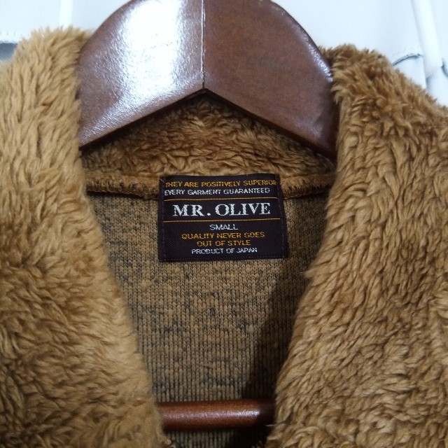 Mr.OLIVE(ミスターオリーブ)のmr.olive　ファーブルゾン　ブラウン メンズのジャケット/アウター(ブルゾン)の商品写真