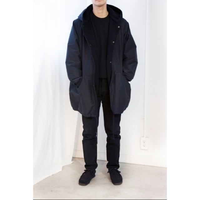 comoli フーデットコート　size2 NAVYその他