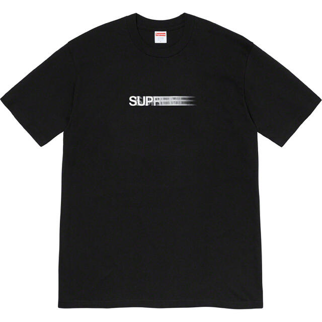 Supreme Motion Logo Tee Black box logoTシャツ/カットソー(半袖/袖なし)