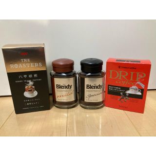 エイージーエフ(AGF)のインスタントコーヒー2本＋ドリップコーヒー10杯分(コーヒー)
