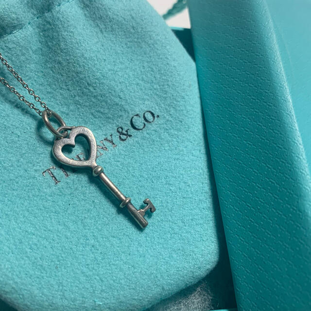 Tiffany & Co.(ティファニー)のTiffany ＆ Co. シルバー　ハートキーネックレス レディースのアクセサリー(ネックレス)の商品写真