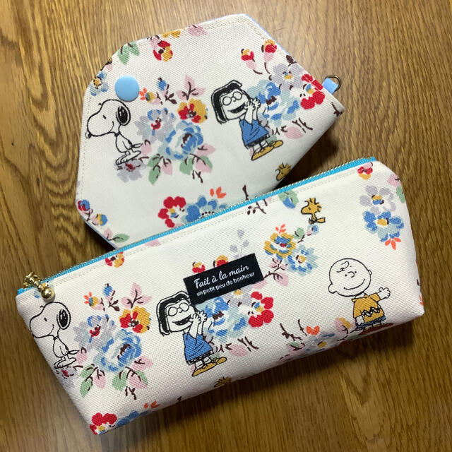 Cath Kidston(キャスキッドソン)のキャスキッドソン♡スヌーピーペンケース♡マスクケース♡セット ハンドメイドのファッション小物(ポーチ)の商品写真