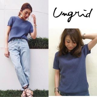 アングリッド(Ungrid)のungrid ハーフスリーブ(カットソー(半袖/袖なし))