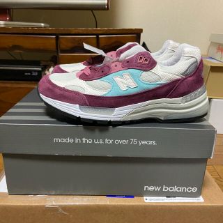 ニューバランス(New Balance)の【25.0cm】Kith for New balance992 burgundy(スニーカー)