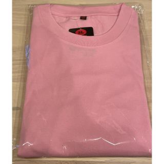 Tシャツ　半袖　無地　ピンク3L(Tシャツ/カットソー(半袖/袖なし))