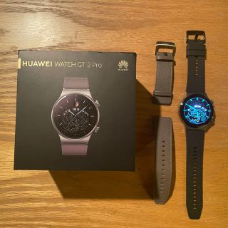 ファーウェイ(HUAWEI)の【hana⭐︎hana様専用】HUAWEI WATCH GT 2 Pro(腕時計(デジタル))