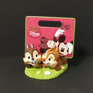チップ デール フィギュア カードスタンド ディズニーストア 置物 チップ デール フィギュア カードスタンド ディズニーストア 置物