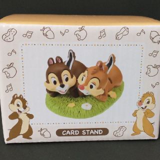 チップ デール フィギュア カードスタンド ディズニーストア 置物 チップ デール フィギュア カードスタンド ディズニーストア 置物