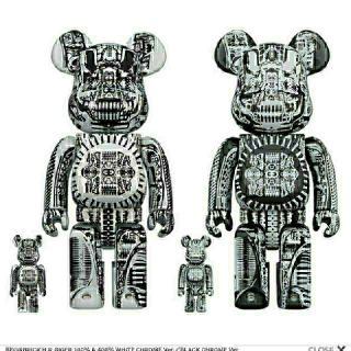 メディコムトイ(MEDICOM TOY)のBE@RBRICK H.R.GIGER 100％ & 400％(フィギュア)