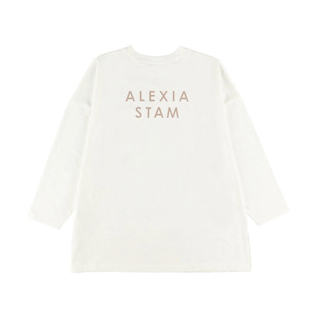 ALEXIA STAM(アリシアスタン)のアリシアスタン バッグロゴカットソー レディースのトップス(Tシャツ(長袖/七分))の商品写真