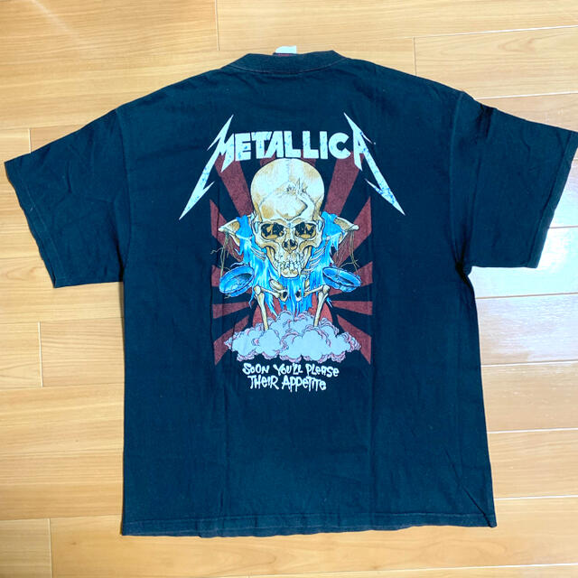 おたっし様専用　Metallica Tシャツ PUSHEAD画 90年代 当時物 メンズのトップス(Tシャツ/カットソー(半袖/袖なし))の商品写真