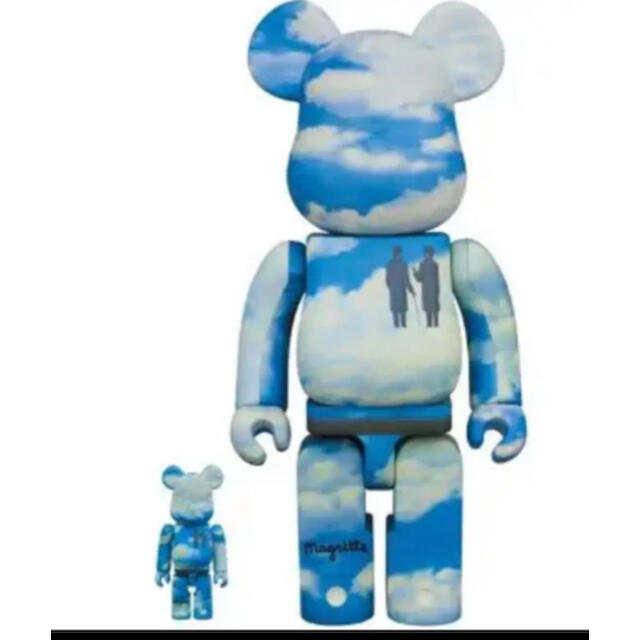 MEDICOM TOY(メディコムトイ)のBE@RBRICK Rene Magritte 100%&400% エンタメ/ホビーのフィギュア(その他)の商品写真